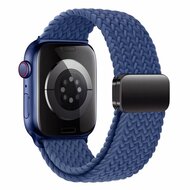 TechProtection Nylon Plus Apple Watch 49 / 46 / 45 / 44 mm bandje blauw
