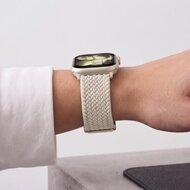 TechProtection Nylon Plus Apple Watch 49 / 46 / 45 / 44 mm bandje beige