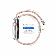 TechProtection Nylon Plus Apple Watch 49 / 46 / 45 / 44 mm bandje roze