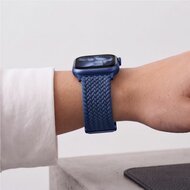 TechProtection Nylon Plus Apple Watch 42 / 41 / 40 mm bandje blauw