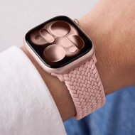 TechProtection Nylon Plus Apple Watch 42 / 41 / 40 mm bandje roze