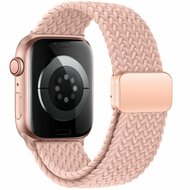 TechProtection Nylon Plus Apple Watch 42 / 41 / 40 mm bandje roze