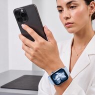 TechProtection Silicone Apple Watch 42 / 41 / 40 mm bandje lichtblauw