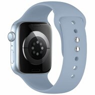 TechProtection Silicone Apple Watch 42 / 41 / 40 mm bandje blue jeans
