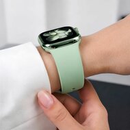 TechProtection Silicone Apple Watch 42 / 41 / 40 mm strap pistachio