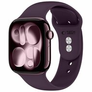 TechProtection Silicone Apple Watch 42 / 41 / 40 mm bandje burgundy