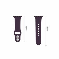 TechProtection Silicone Apple Watch 42 / 41 / 40 mm bandje burgundy