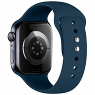 TechProtection Silicone Apple Watch 42 / 41 / 40 mm bandje navy