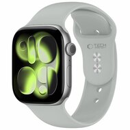 TechProtection Silicone Apple Watch 42 / 41 / 40 mm bandje grijs