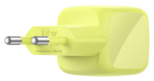Belkin BoostCharge 30 watt USB-C oplader met gevlochten USB C kabel citrus