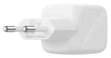 Belkin BoostCharge 30 watt USB-C oplader met gevlochten USB C kabel zilver