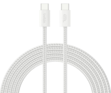 Belkin BoostCharge 30 watt USB-C oplader met gevlochten USB C kabel zilver