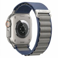 TechProtection Alpine Pro Apple Watch Ultra 49 / 46 / 45  mm bandje navy / grijs