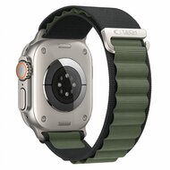TechProtection Alpine Pro Apple Watch Ultra 49 / 46 / 45  mm bandje zwart / groen