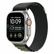 TechProtection Alpine Pro Apple Watch Ultra 49 / 46 / 45  mm bandje zwart / groen