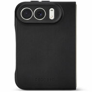 DECODED Leather Case iPhone Duo hoesje zwart
