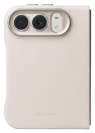 DECODED Leather Case iPhone Duo hoesje beige