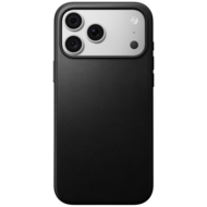 Nomad Modern Leather iPhone 18 Pro hoesje zwart