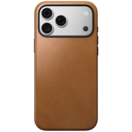 Nomad Modern Leather iPhone 18 Pro hoesje tan
