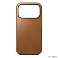 Nomad Modern Leather iPhone 18 Pro hoesje tan