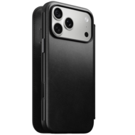 Nomad Modern Leather Horween Folio iPhone 18 Pro hoesje zwart