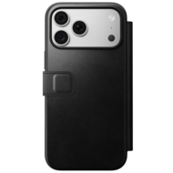 Nomad Modern Leather Horween Folio iPhone 18 Pro hoesje zwart