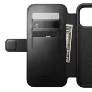 Nomad Modern Leather Horween Folio iPhone 18 Pro hoesje zwart