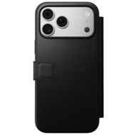 Nomad Modern Leather Folio iPhone 18 Pro hoesje zwart