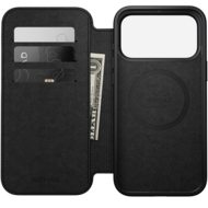 Nomad Modern Leather Folio iPhone 18 Pro hoesje zwart