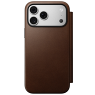 Nomad Modern Leather Folio iPhone 18 Pro hoesje bruin