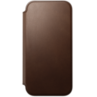 Nomad Modern Leather Folio iPhone 18 Pro hoesje bruin