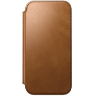 Nomad Modern Leather Folio iPhone 18 Pro hoesje tan
