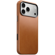 Nomad Traditional Leather Horween iPhone 18 Pro hoesje saddle bruin