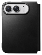 Nomad Traditional Leather Folio iPhone Duo hoesje zwart
