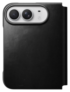 Nomad Traditional Leather Folio iPhone Duo hoesje zwart