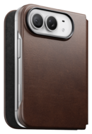 Nomad Traditional Leather Folio iPhone Duo hoesje rustic bruin
