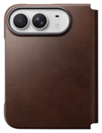 Nomad Traditional Leather Folio iPhone Duo hoesje rustic bruin