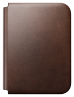 Nomad Traditional Leather Folio iPhone Duo hoesje rustic bruin
