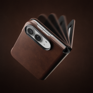 Nomad Traditional Leather Folio iPhone Duo hoesje rustic bruin