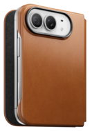 Nomad Traditional Leather Folio iPhone Duo case saddle brown