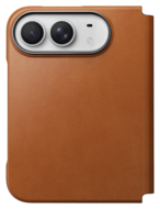 Nomad Traditional Leather Folio iPhone Duo case saddle brown