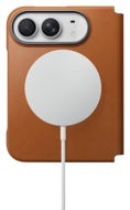 Nomad Traditional Leather Folio iPhone Duo case saddle brown