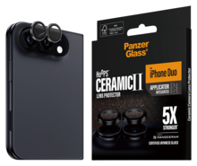 PanzerGlass Hoops Ceramic iPhone Ultra lens screenprotector