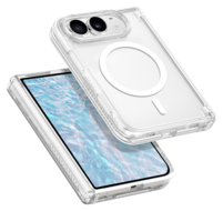 LAUT Fizz Crystal MagSafe iPhone Duo hoesje transparant