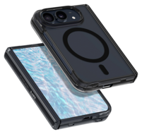 LAUT Crystal Fluro MagSafe iPhone Duo hoesje midnight