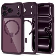 TechProtection Peak CC MagSafe iPhone 18 Pro case dark cherry