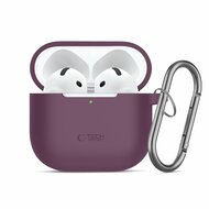 TechProtection siliconen&nbsp;AirPods 5 / AirPods 4 hoesje burgundy