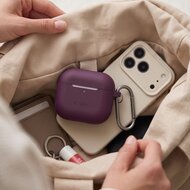 TechProtection siliconen&nbsp;AirPods 5 / AirPods 4 hoesje burgundy