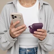 TechProtection Silicone AirPods Pro 3 hoesje burgundy