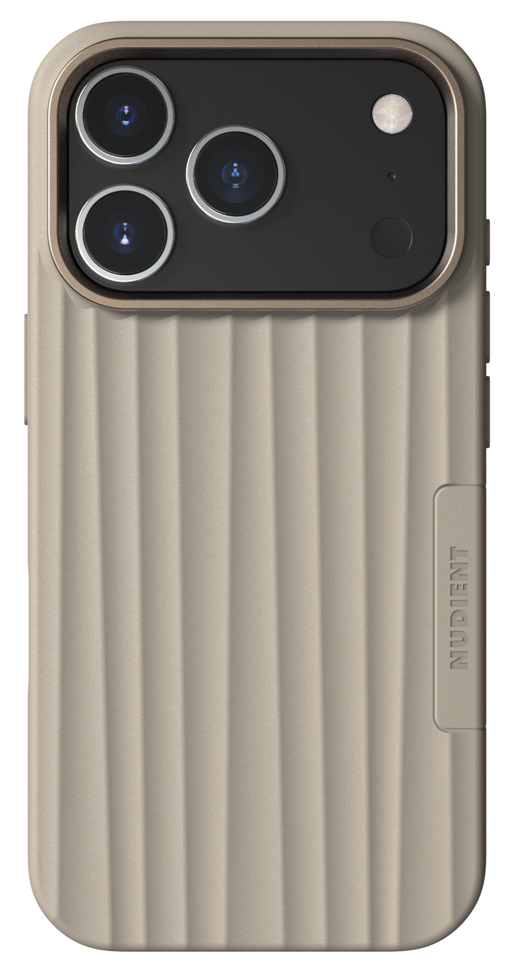 Nudient Bold MagSafe iPhone 17 Pro hoesje beige